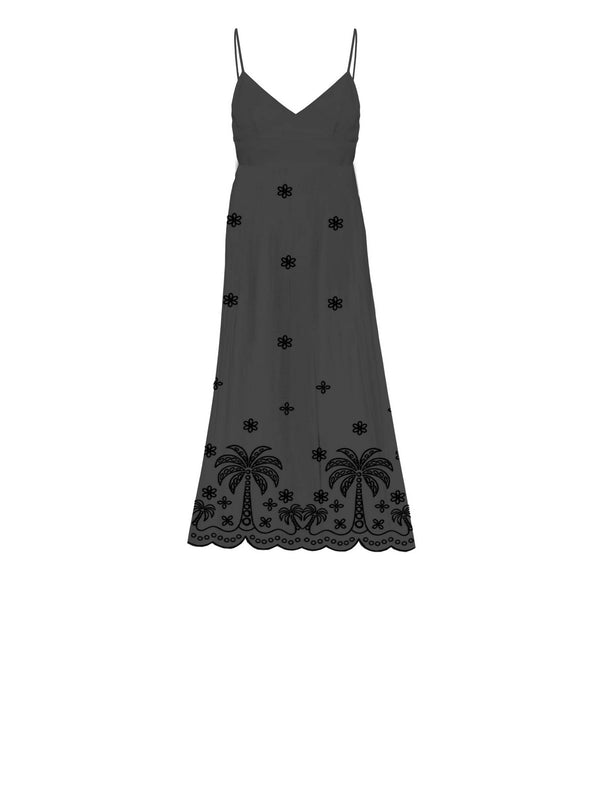 Mc2 Saint Barth Woman Midi Dress Guadalupe Sangallo Palms Embry 00 - Gua0001