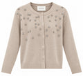 Kaos Cardigan Donna in Maglia con Applicazioni Strass Mastice SI1KT012