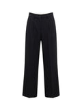 Kaos Pantalone Elegante Donna Nero a Gamba Dritta SI1MR020