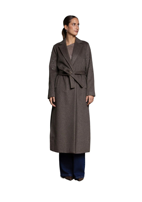 Kaos Cappotto Donna SIJMR033-Kasha Melange