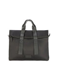 Tucano Fold Borsa da Lavoro Unisex in Nylon Riciclato e Pelle Nera per Laptop 15,6" e MacBook 16" BFOLD15-BK