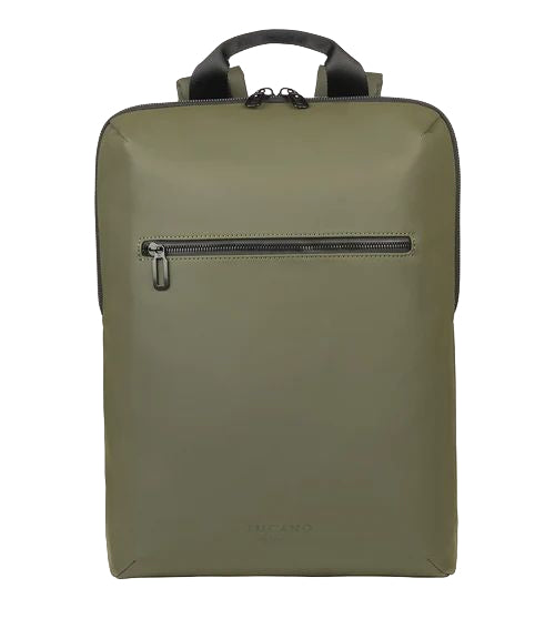 Tucano Gommo Zaino Unisex Verde Militare per Laptop 15.6" e MacBook 16" BKGOM15-VM