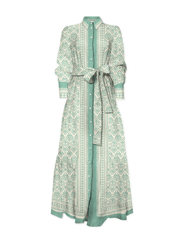 Mc2 Saint Barth Long Chemisier Dress Jensen Cotton Eightboho 1053 - Jns0001