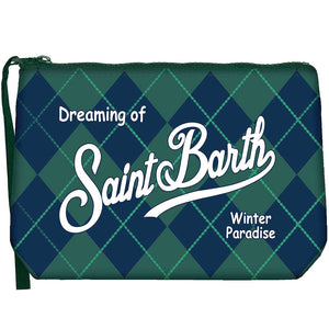 MC2 Saint Barth | Pochette Unisex Aline W Argyle 5161 | Fantasia a Rombi | ALI0002-03200M