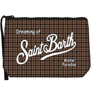 MC2 Saint Barth | Pochette Unisex Aline W Pied de Poule 1800 | Fantasia Pied de Poule | ALI0002-03214M