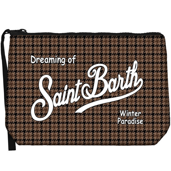 MC2 Saint Barth | Pochette Unisex Aline W Pied de Poule 1800 | Fantasia Pied de Poule | ALI0002-03214M