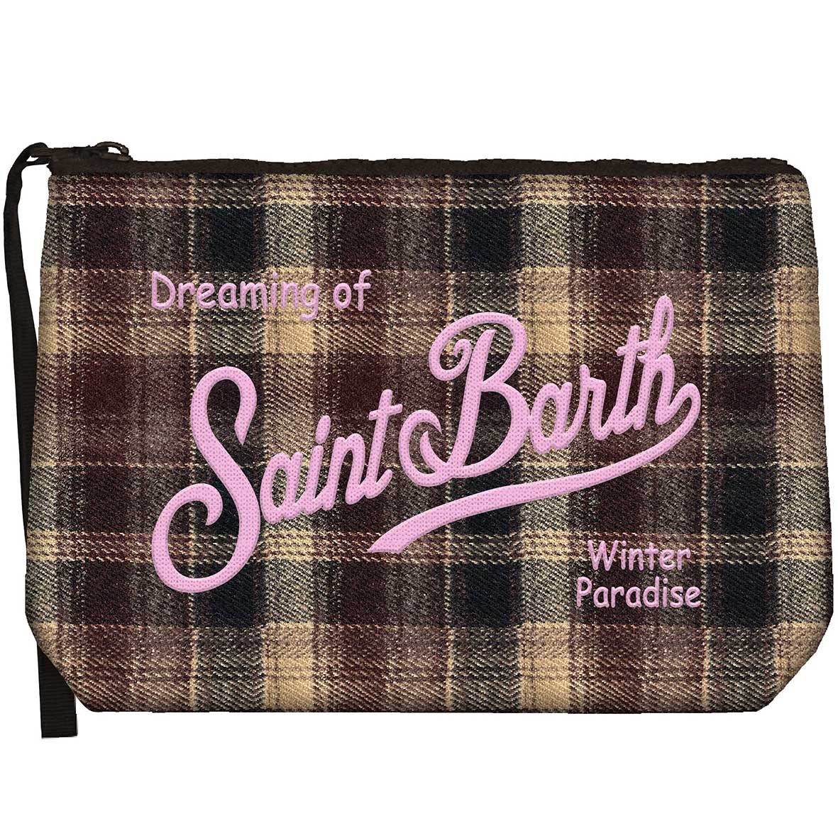 MC2 Saint Barth | Pochette Donna Aline Wool Tartan 4511 EMB | Fantasia Scozzese a Quadri | ALI0022-01822M