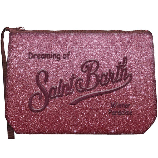 MC2 Saint Barth | Pochette Donna Aline Lurex W 45 EMB | Tessuto Luminoso con Ricamo | ALI0026-00192M