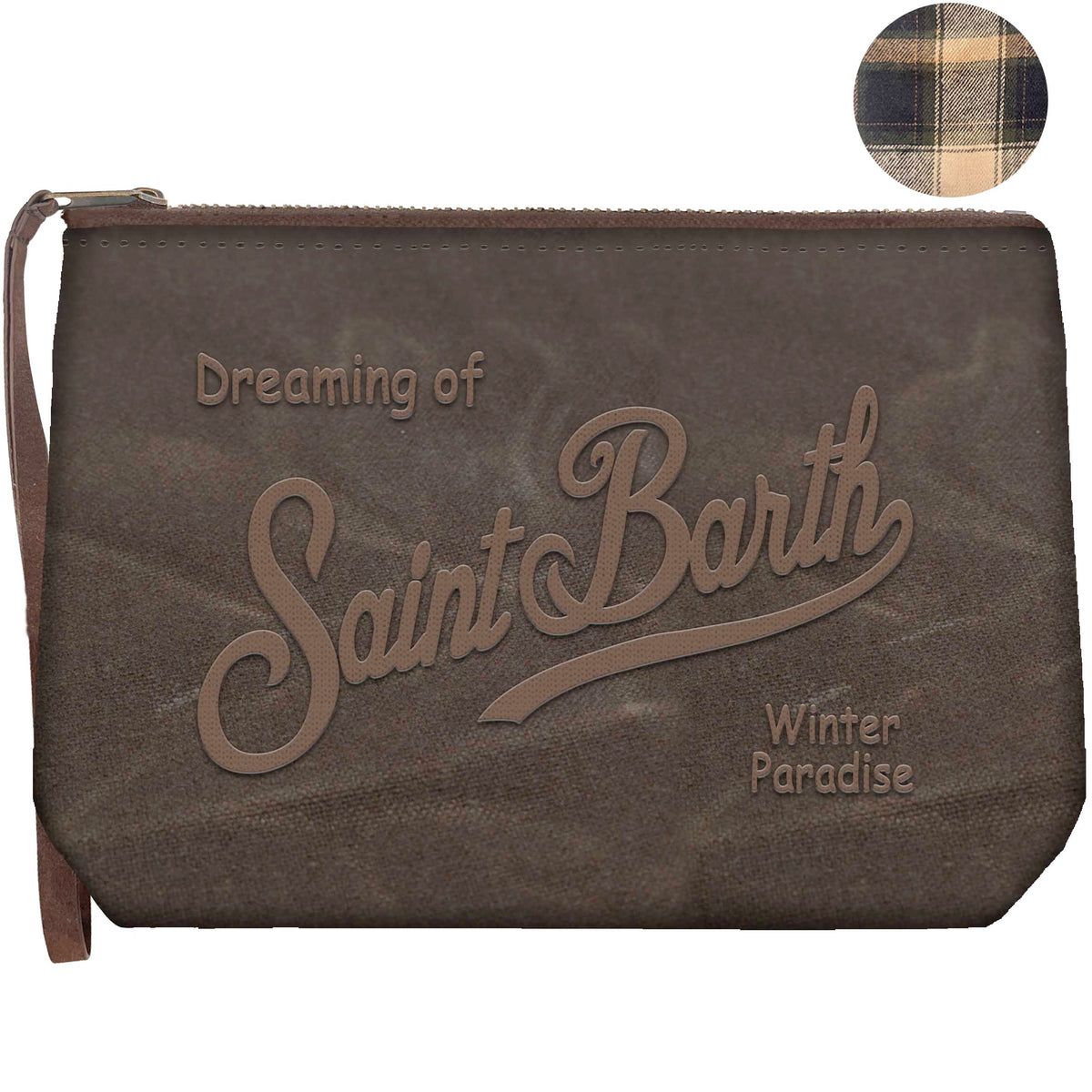 MC2 Saint Barth | Pochette Uomo Aline Wax con Ricamo | ALI0058-00128M