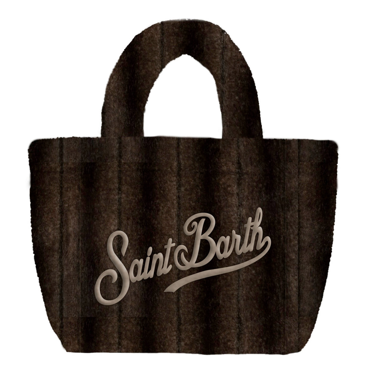MC2 Saint Barth Borsa Donna Colette Soft Fur Mink 18H EMB in Pelliccia Sintetica Visone COL0033-00221M