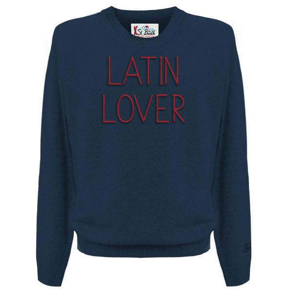MC2 Saint Barth Maglia Uomo Heron Latin Lover Blu 61 EMB HER0001-02392M