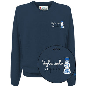 MC2 Saint Barth Maglia Uomo Heron Light Voglio Solo Tequila Blu 61 HER0024-00505M