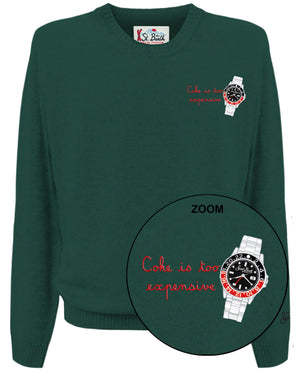 MC2 Saint Barth Maglia Uomo Heron Light Expensive Watch Verde 51 HER0024-00538M