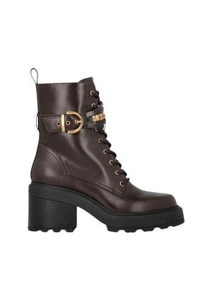 Pinko Shoes Stivaletti Donna Altea 01 in Pelle di Vitello Marrone Testa di Moro SD0549P001-L72