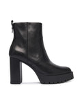 Pinko Shoes Clara 01 Stivaletti Donna in Pelle di Vitello Nero con Tacco e Plateau SD0577P001-Z99