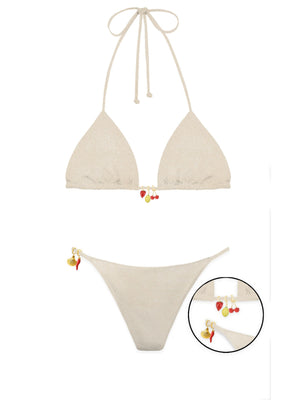 Mc2 Saint Barth Triangle Bikini ( Leah + Zephire ) Lezzy Shiny Charms 10 - Lez0001