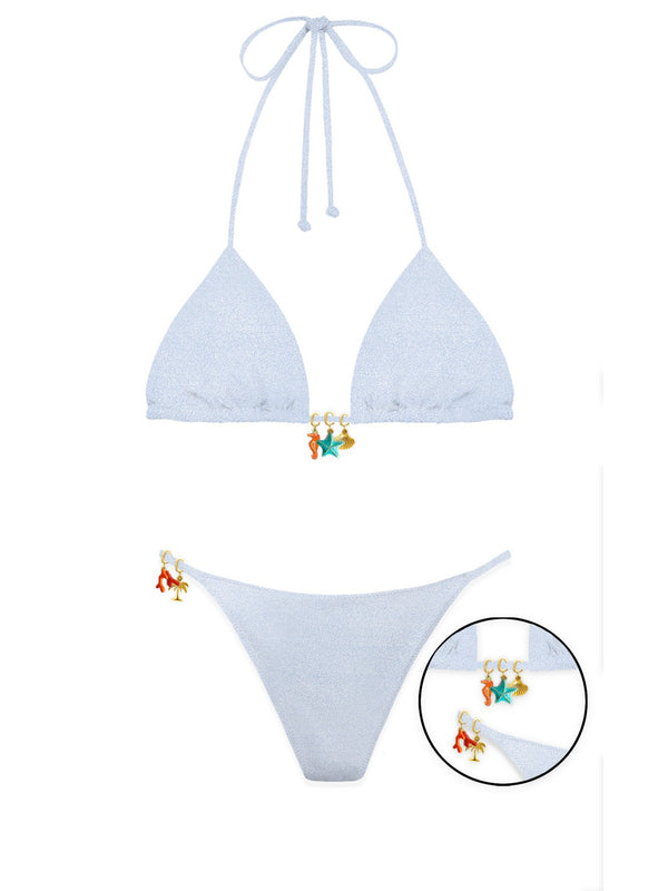 Mc2 Saint Barth Triangle Bikini ( Leah + Zephire ) Lezzy Shiny Charms 31 - Lez0001