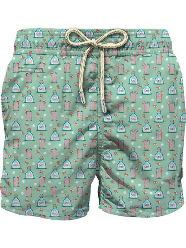 Mc2 Saint Barth Ultralight Swim Short Lighting Micro Fantasy Paloma Cocktail 53 - Lig0003