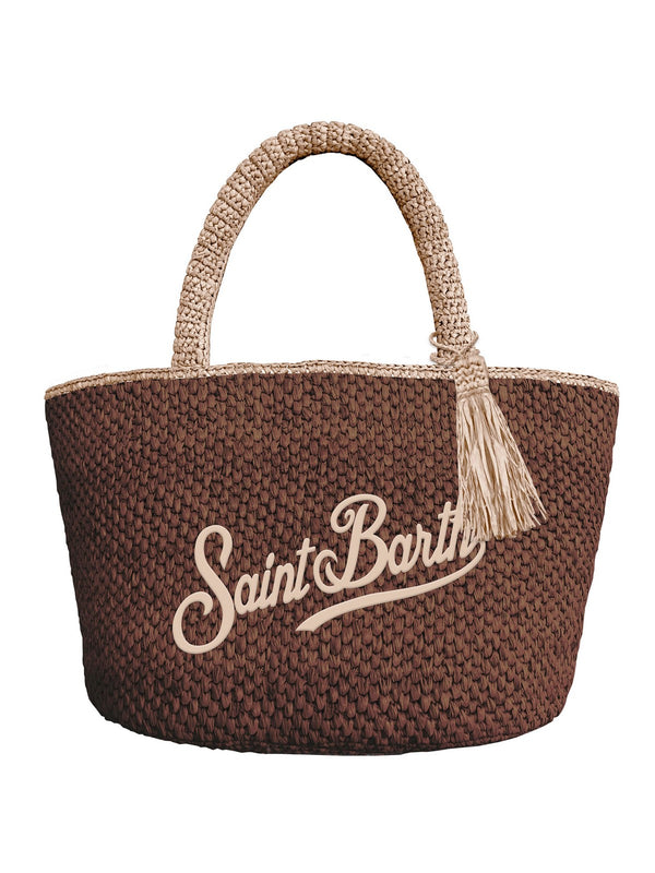 Mc2 Saint Barth Raffia Shoulder Bag Marcy Raffia 1811 Emb - Marr001