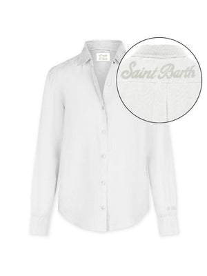 Mc2 Saint Barth Long Sleeve Shirt Meredith Cotton Beads St Barth 01 - Mdh001