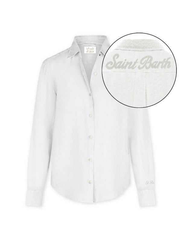 Mc2 Saint Barth Long Sleeve Shirt Meredith Cotton Beads St Barth 01 - Mdh001