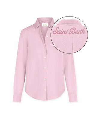 Mc2 Saint Barth Long Sleeve Shirt Meredith Cotton Beads St Barth 20 - Mdh001