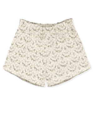 Mc2 Saint Barth Woman Pullup Shorts Meave Crochet Shell Paillettes 10 - Mea002