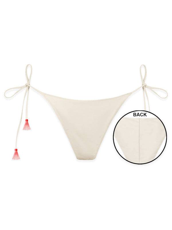 Mc2 Saint Barth Cheeky Bottom With Self- Tie Fastenings Marielle Beads Sea Elements 10 - Mrl0001