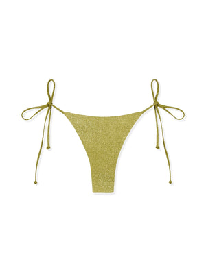 Mc2 Saint Barth Cheeckiest Bottom With Self-Tie Fastenings Norah Shiny Strass Zebra 54 - Nora001