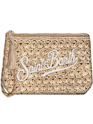 Mc2 Saint Barth Pochette Raffia Pouch 11 Wave Emb - Rafp001