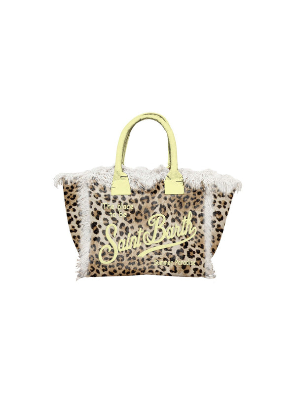Mc2 Saint Barth Small Bag With Strap Vanity Mini Sand Leopard 0092 - Vami001