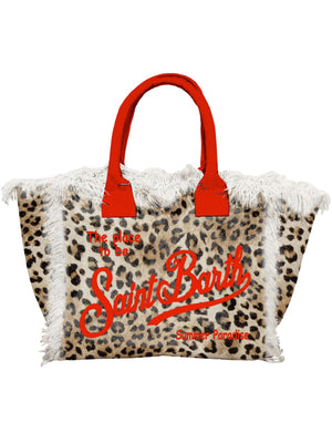 Mc2 Saint Barth Shoulder Bag Vanity Sand Leopard 0041 - Vani001