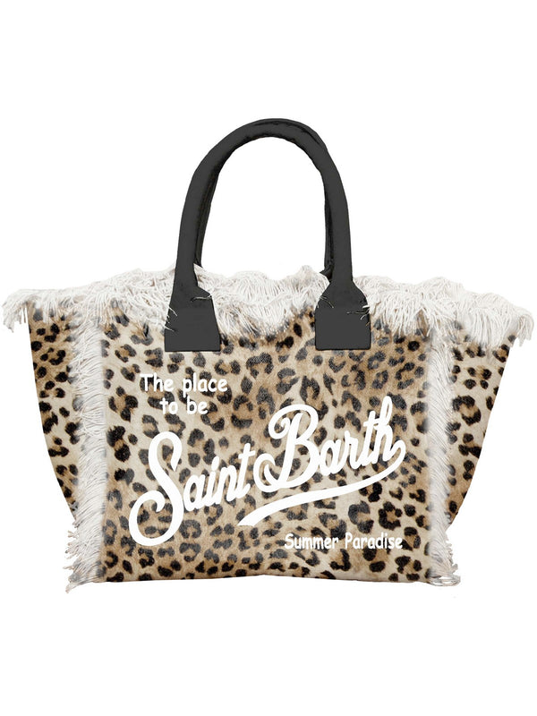 Mc2 Saint Barth Shoulder Bag Vanity Sand Leopard 00 - Vani001