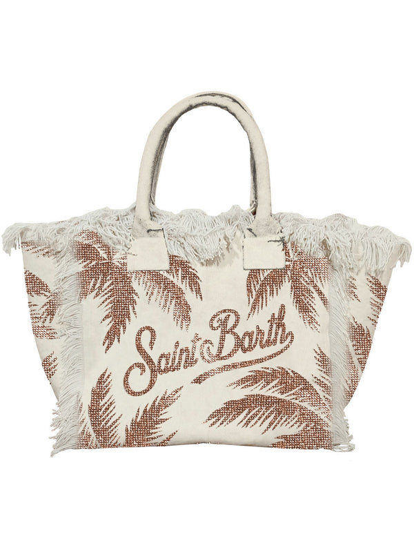 Mc2 Saint Barth Shoulder Bag Vanity Strass Palm 1118 - Vani001