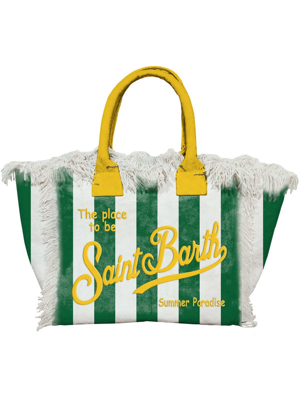 Mc2 Saint Barth Shoulder Bag Vanity Stripes Pop V 5191 Emb - Vani001
