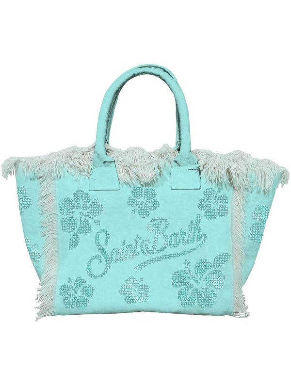 Mc2 Saint Barth Shoulder Bag Vanity Strass Hibiscus 56 - Vani001