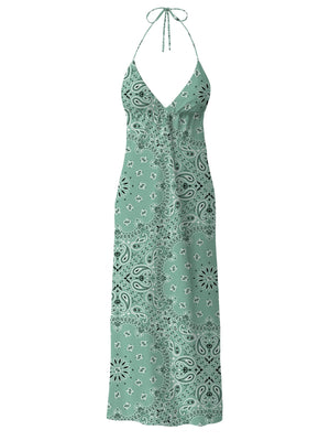 Mc2 Saint Barth Long Dress Zucky Silk Voile Bandanna Round 53 - Zuk0001