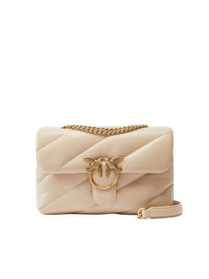 Pinko Love Bag Borse Love Puff Classic Cl Sheep Nap Beige - 100038-A0F2-C50Q