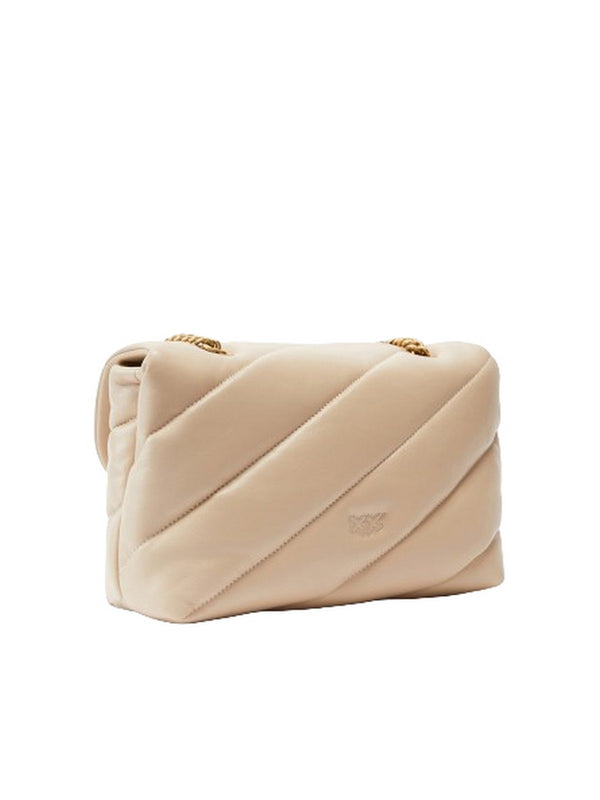 Pinko Love Bag Borse Love Puff Classic Cl Sheep Nap Beige - 100038-A0F2-C50Q