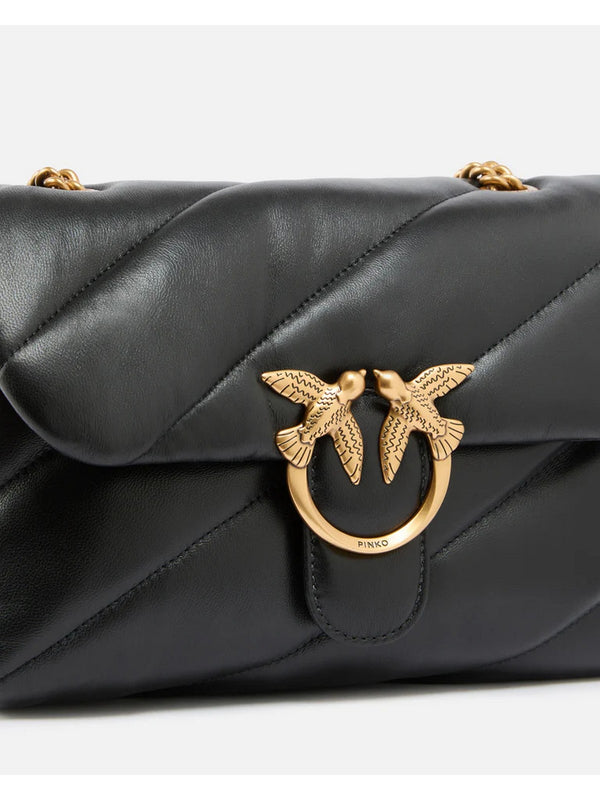 Pinko Love Bag Borse Love Puff Classic Cl Sheep Nap Nero - 100038-A0F2-Z99Q