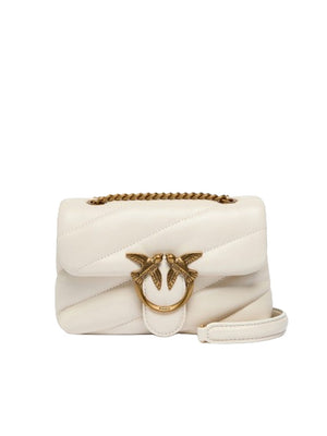 Pinko Love Bag Borse Love Puff Baby Cl Sheep Nappa Bianco - 100040-A0F2-Z14Q