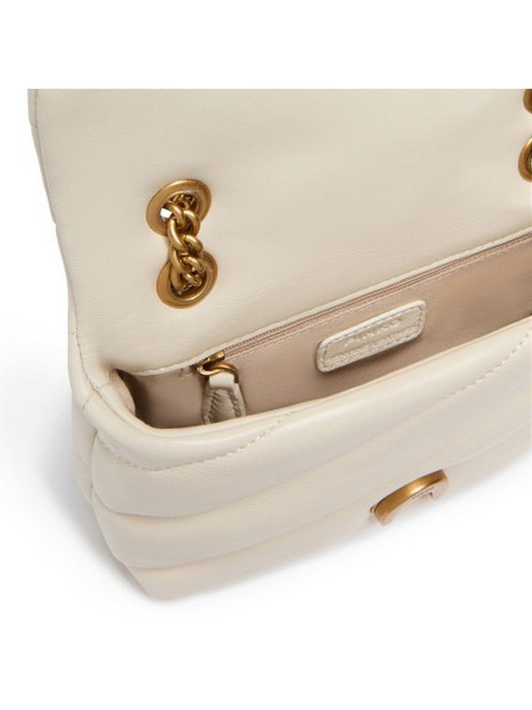Pinko Love Bag Borse Love Puff Baby Cl Sheep Nappa Bianco - 100040-A0F2-Z14Q