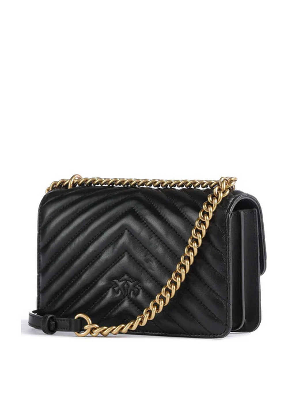 Pinko Love Bag Borse Love One Mini Dc Sheep Nappa C Nero - 100074-A0GK-Z99Q