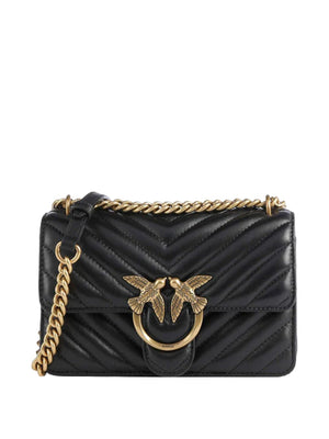 Pinko Love Bag Borse Love One Mini Dc Sheep Nappa C Nero - 100074-A0GK-Z99Q