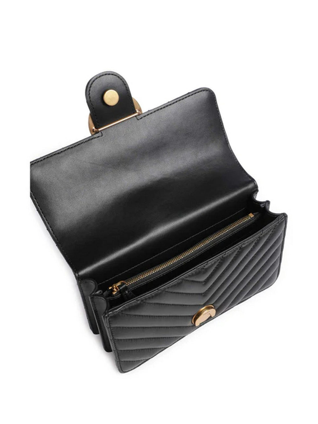 Pinko Love Bag Borse Love One Mini Dc Sheep Nappa C Nero - 100074-A0GK-Z99Q