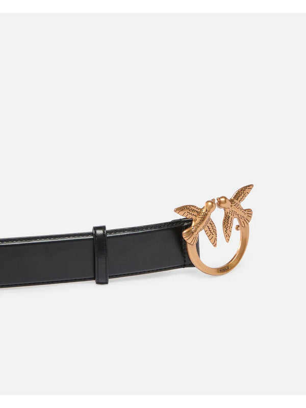 Pinko Cintura Love Berry H4 Belt.Low Vitello Nero - 100120-A31J-ZL2Q