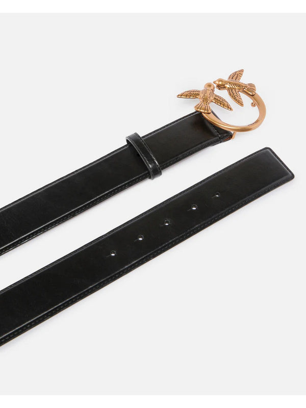 Pinko Cintura Love Berry H4 Belt.Low Vitello Nero - 100120-A31J-ZL2Q