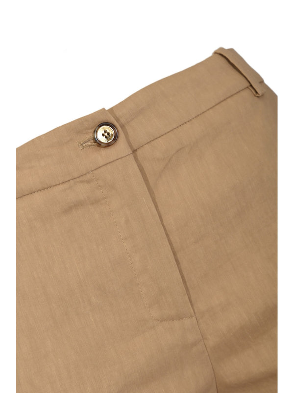 Pinko Pantalone Bello Pantalone Lino Stretch Beige - 100155-A34I-D41