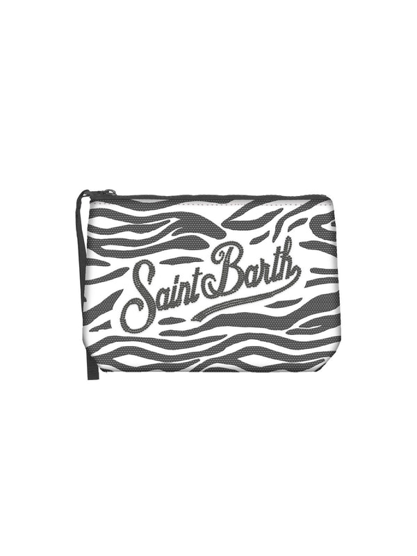 Mc2 Saint Barth Pochette Aline Strass Strass Zebra 1000 - Ali0032