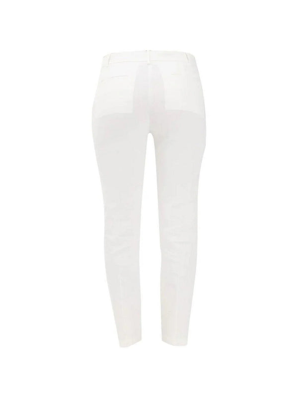 Pinko Pantalone Bello Pantalone Lino Stretch Bianco - 100155-A34I-Z05